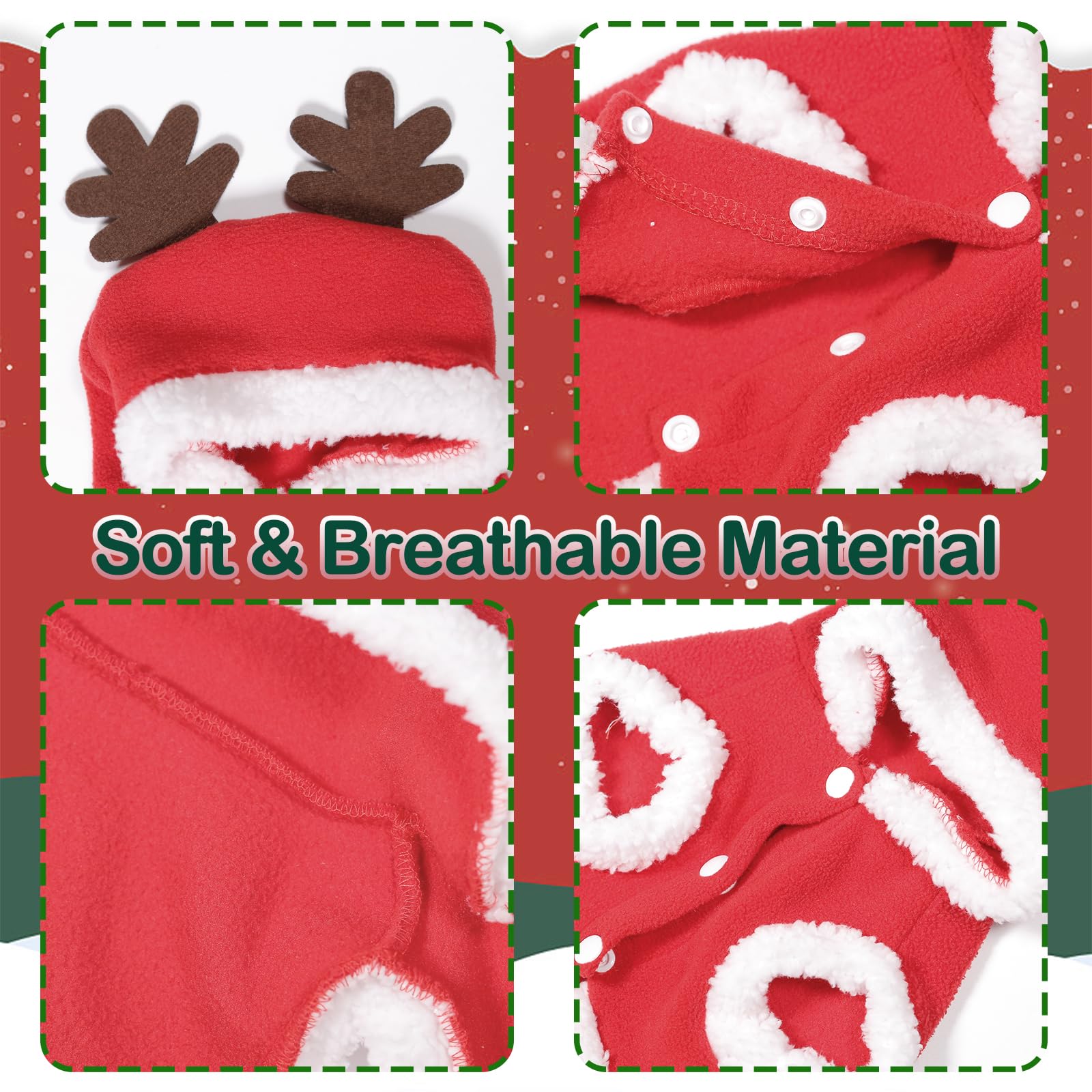 HOWWFALY warm winter coat helps small pets stay cozy outside.