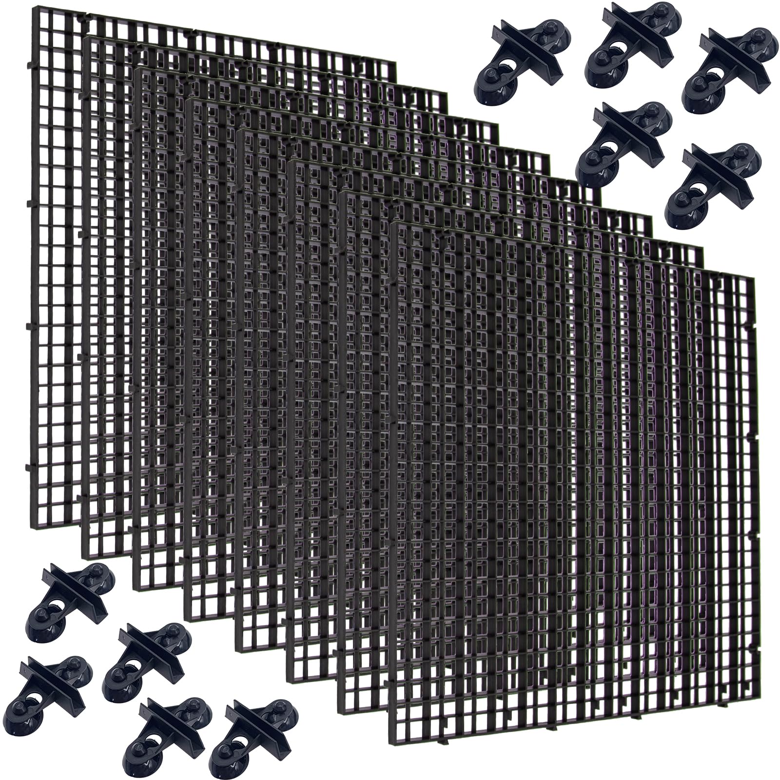 Hoypeyfiy bottom divider tray laid out at 30x30 cm for organized zones