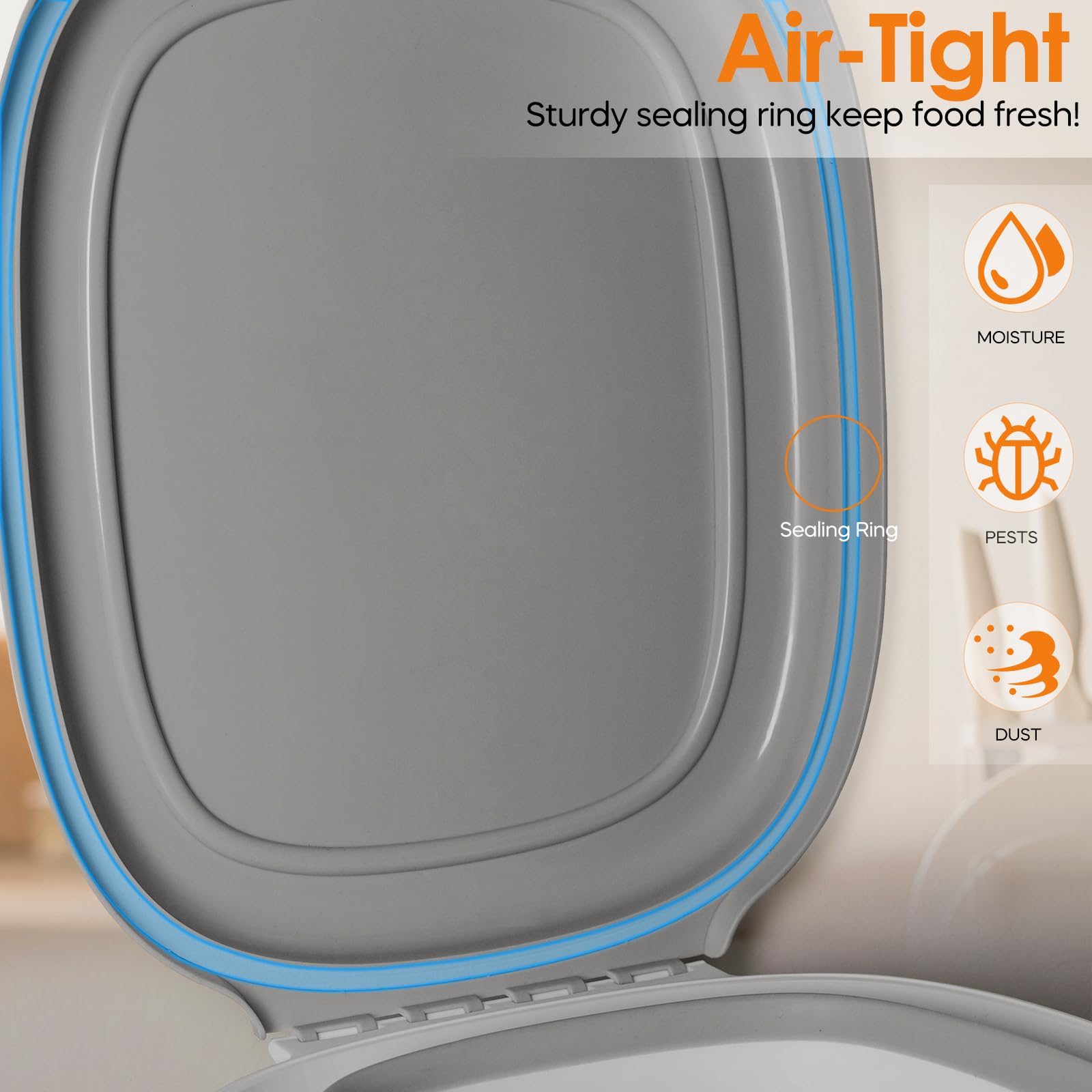 HOYTAMDAR detachable wheels storage bin for easy relocation