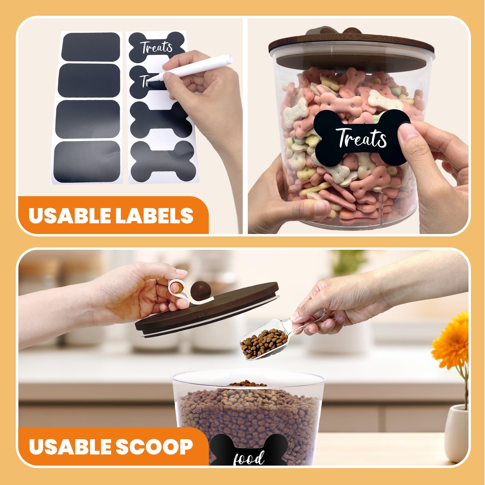 HOYTAMDAR included scoops and tong aid precise portioning.