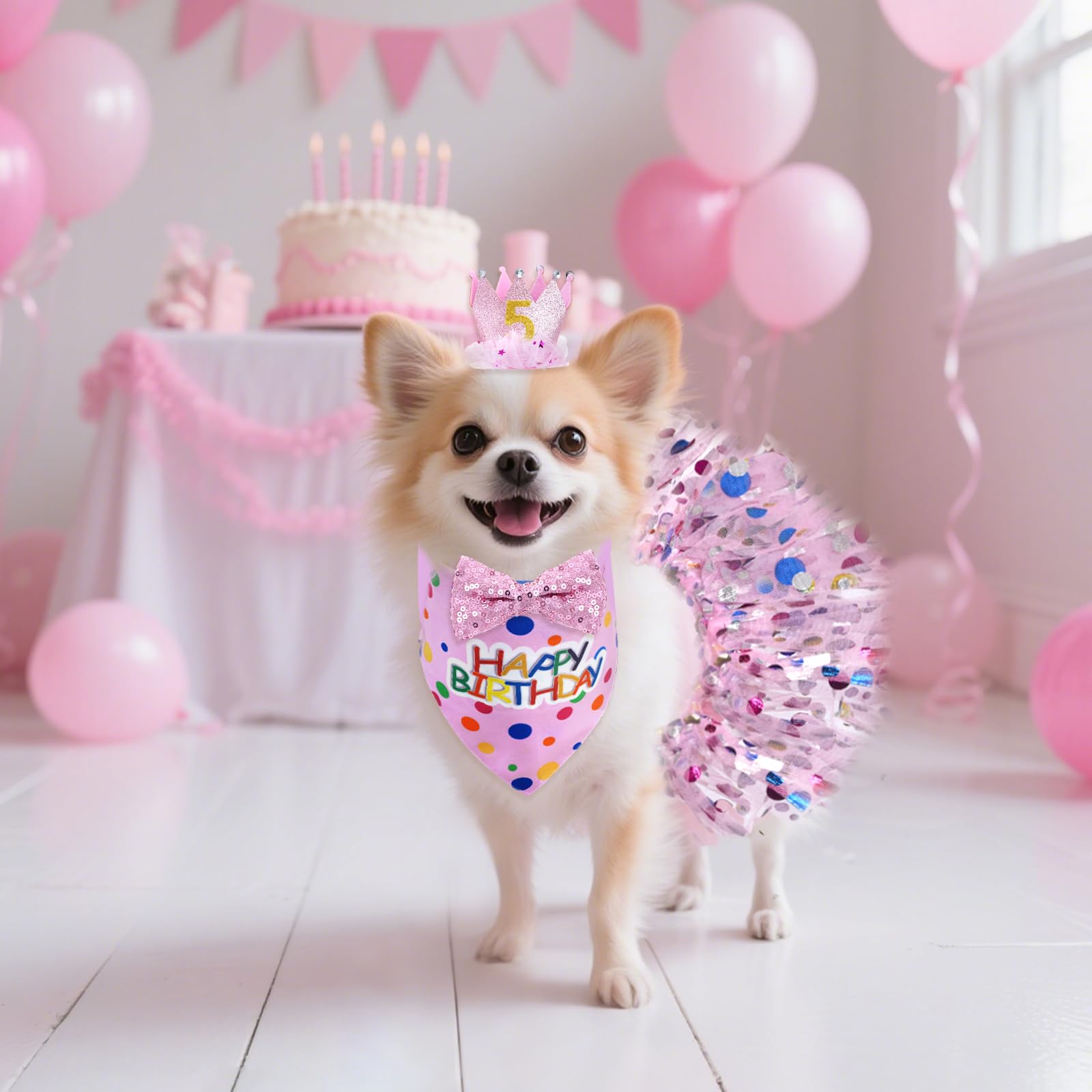 hoyuwak dog party costume full set for celebration photos