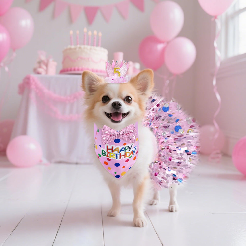 hoyuwak dog party costume full set for celebration photos