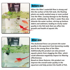 HOZOE Aquarium Floating Plant Corral decorative-design enhances tank aesthetics.