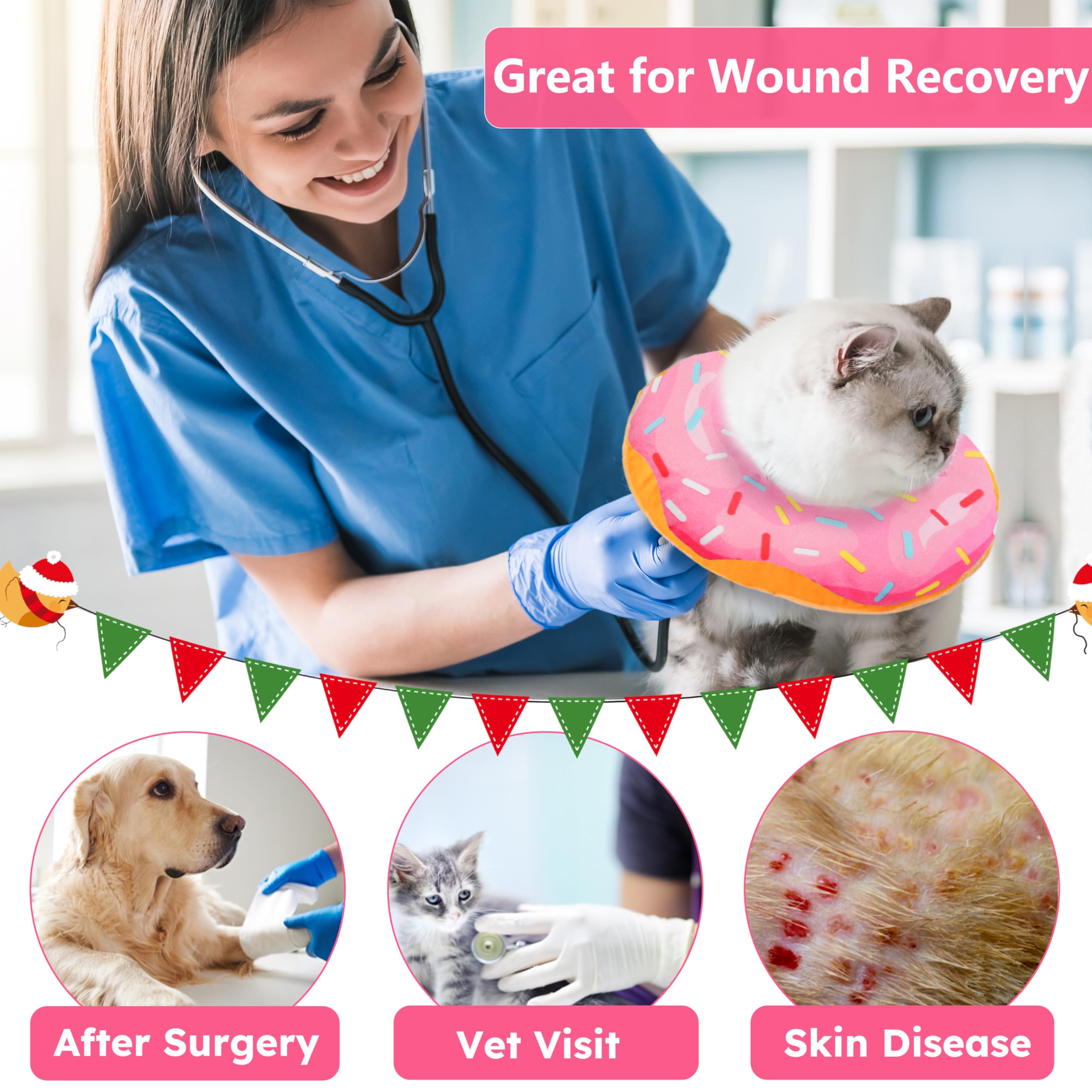 Hpetppy easy-clean cone collar machine washable