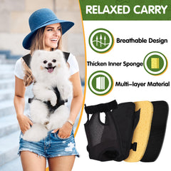 Hpetppy pet carrier backpack back panel 600D Oxford reinforces durable daily use.