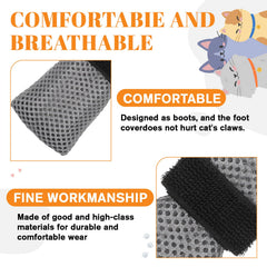 Hpmjz cat mittens breathable-mesh keeps paws cool during activity.