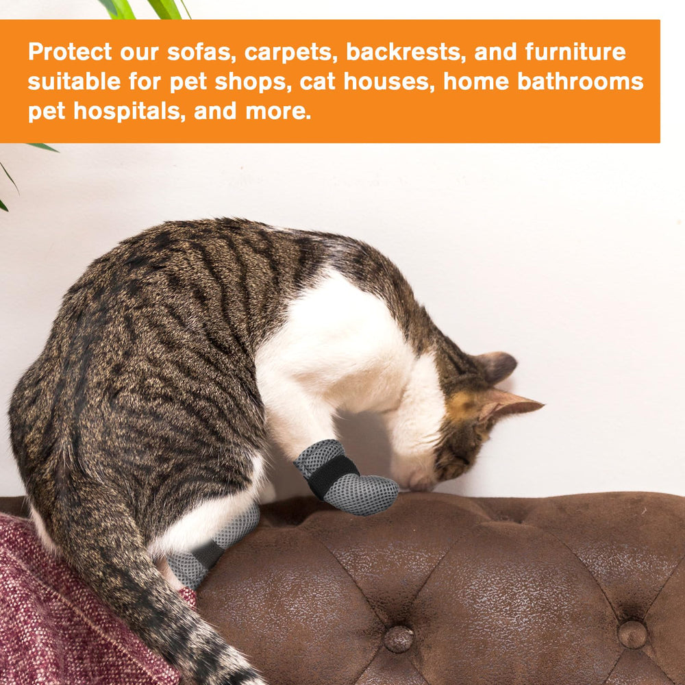 Hpmjz cat mittens furniture-scratching-prevention helps protect sofas and carpets.