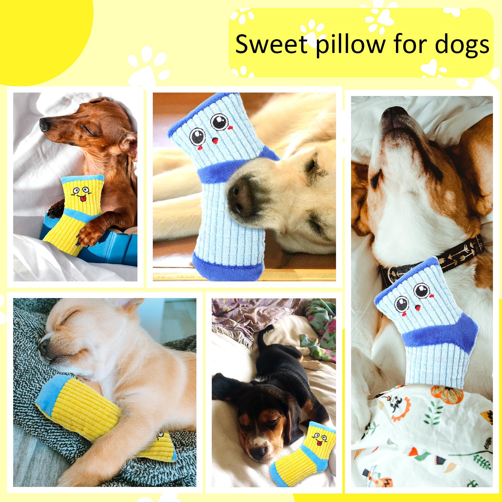 Hpmjz compact-size toy fits small to medium dogs for easy carrying.