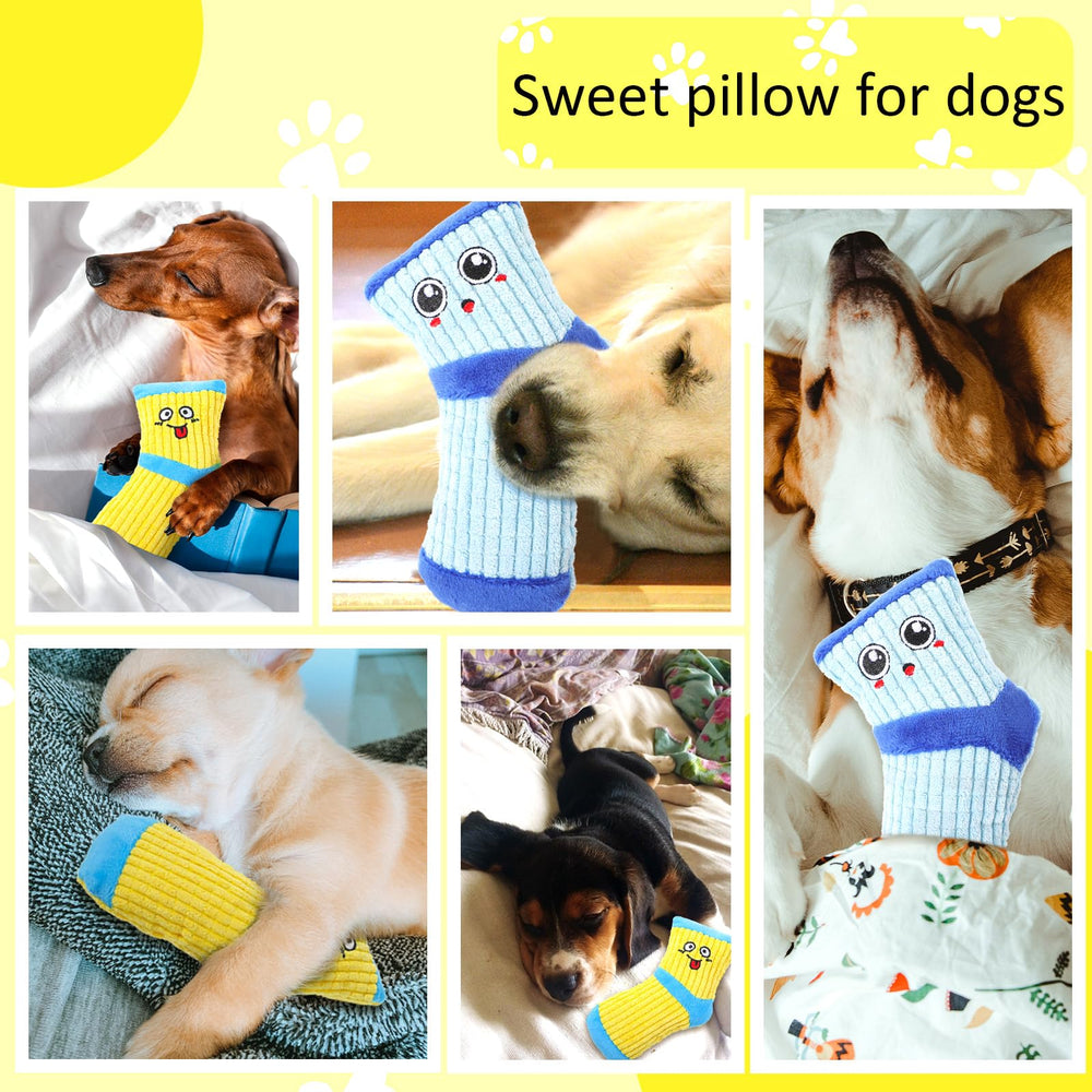 Hpmjz compact-size toy fits small to medium dogs for easy carrying.