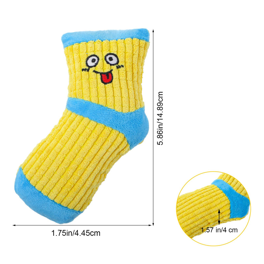Hpmjz dog toy sock shape enhances grip for toss-and-fetch sessions.