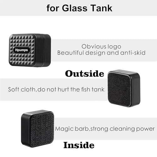 Hpumps AquariumMini ergonomic grip with coated finish offers comfortable, low-effort cleaning