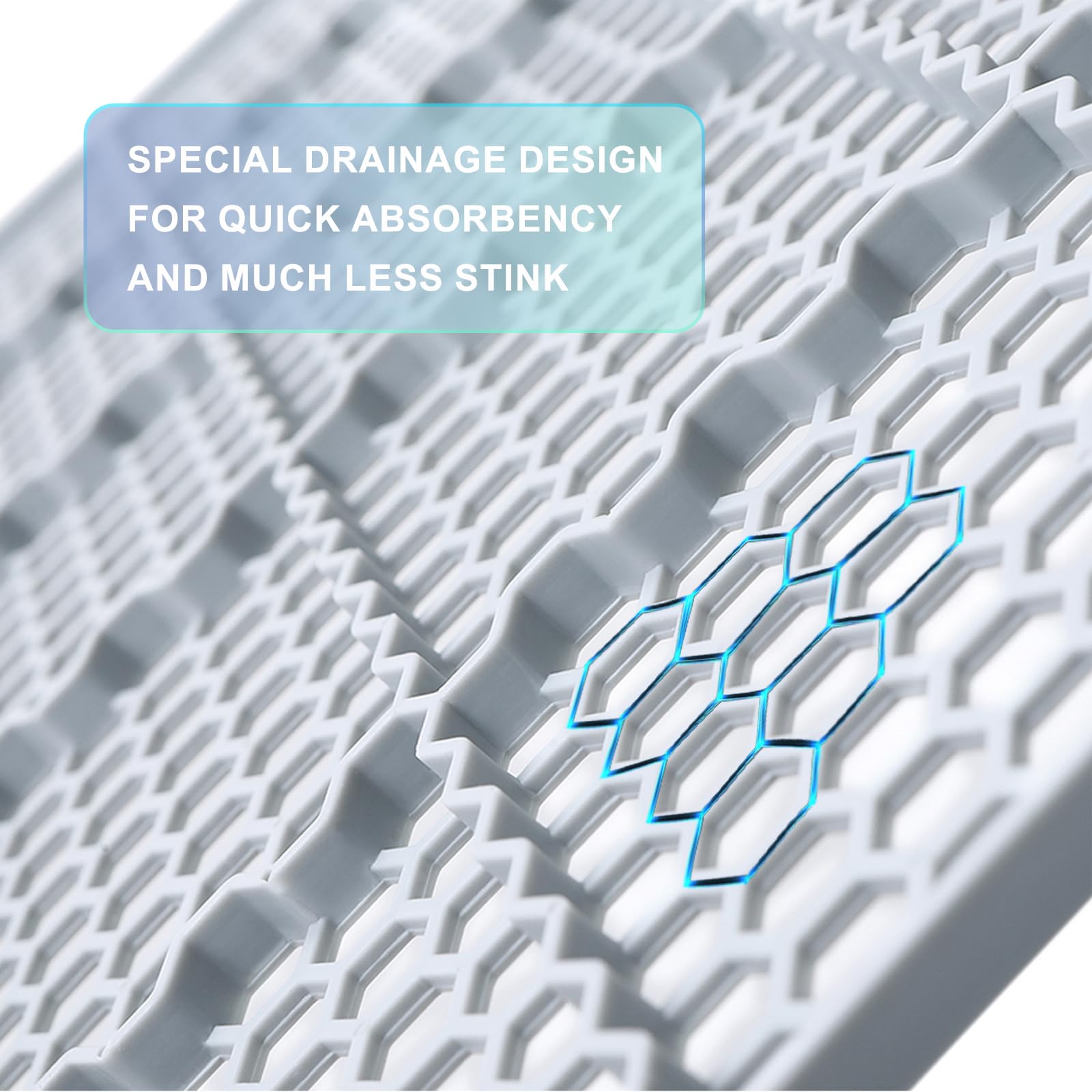 HQ4US 4LEGS high drainage holes for fast urine drainage and less stink