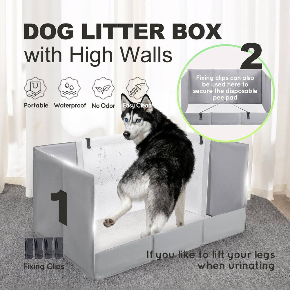 HQ4US 4LEGS waterproof liner for fast rinsing and odor control