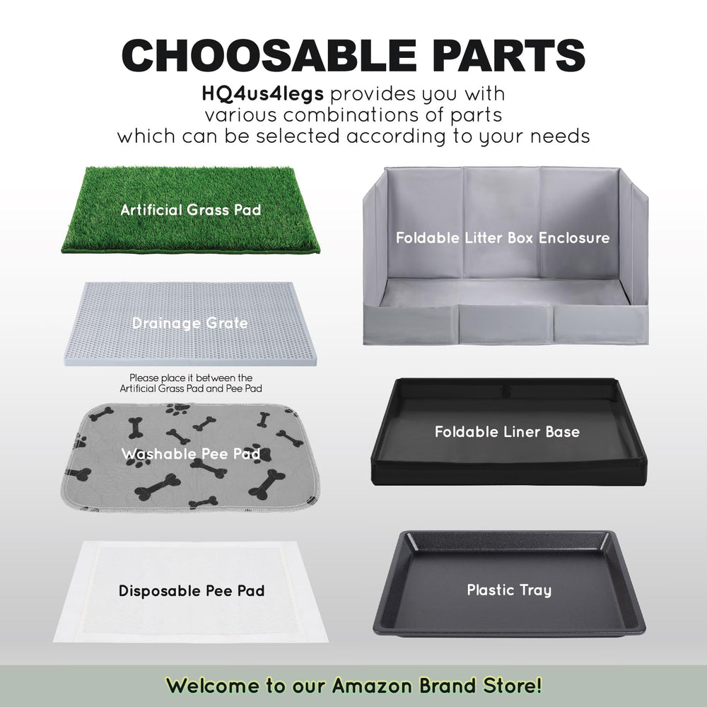 HQ4US 4LEGS easy-clean waterproof liner simplifies maintenance.