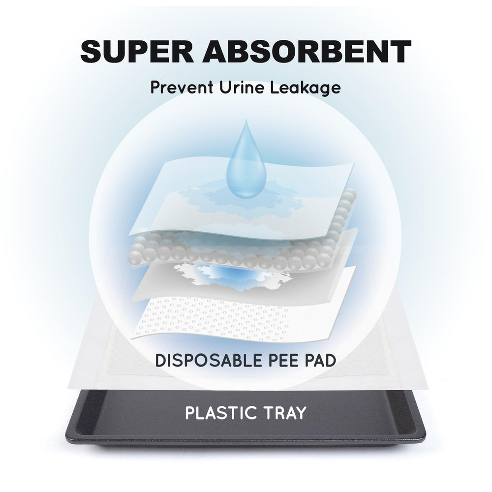 HQ4US 4LEGS easy-clean grass for hygienic maintenance.