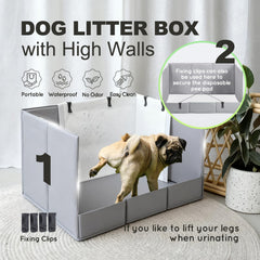 HQ4US 4LEGS no-assembly foldable potty tray ready to use