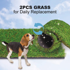 HQ4US 4LEGS grass with hemmed edge ensures neat edges and easy rinsing.