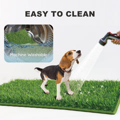 HQ4US 4LEGS hemmed-edge grass mats for durability and safety