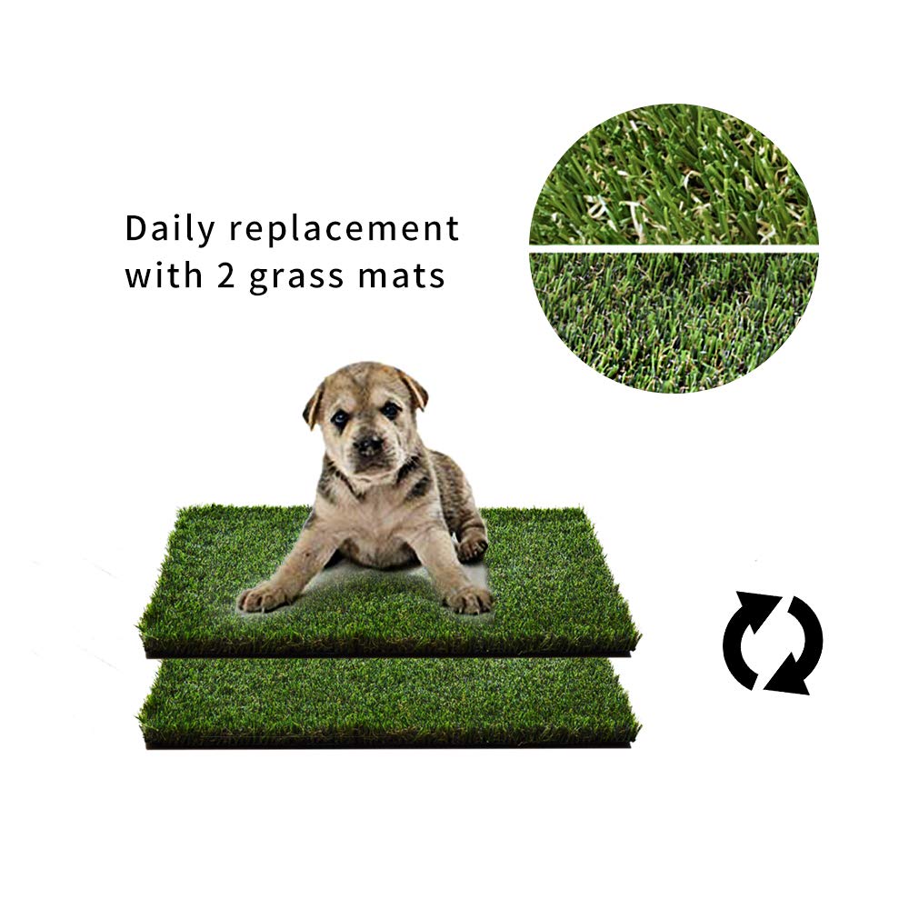 HQ4US 4LEGS hemmed-edge grass shows durable edging for pet comfort.
