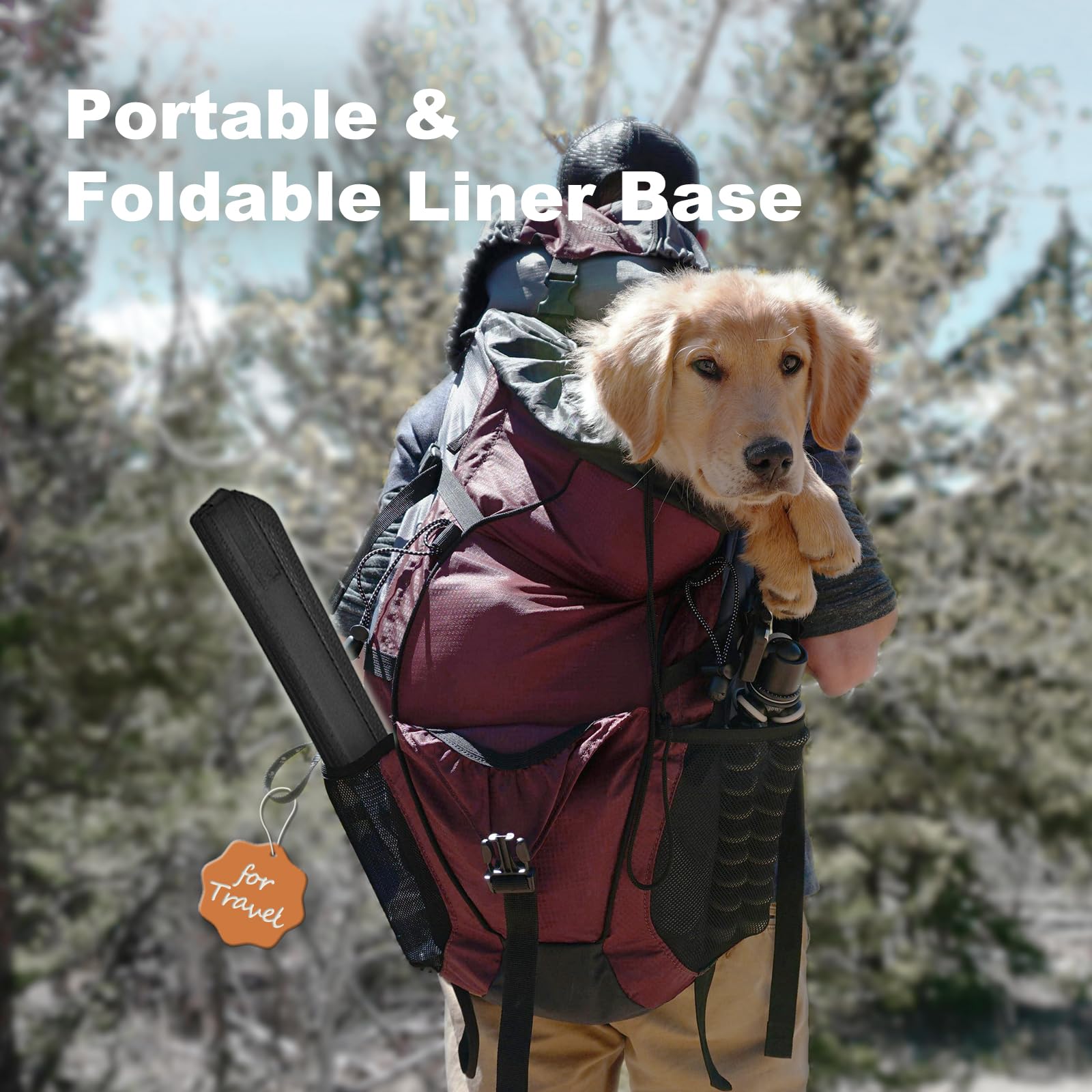 HQ4US 4LEGS waterproof inner liner for easy mess cleanup