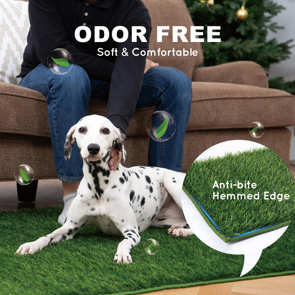 HQ4US 4LEGS sturdy plastic grate keeps grass and pad separate