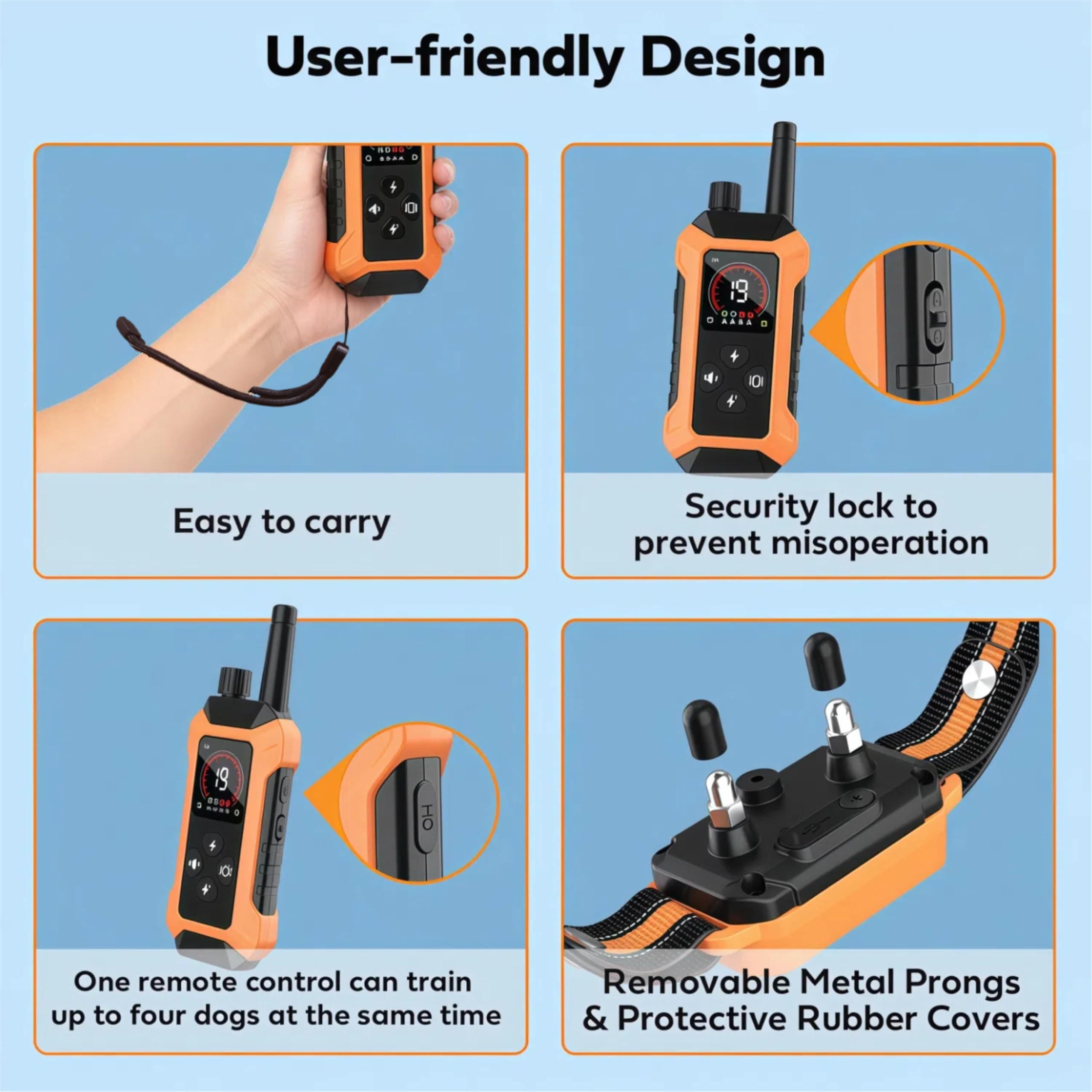 HRRVEE reflective strap improves night safety on collars.