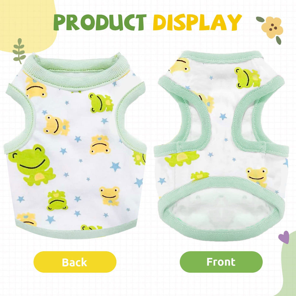 HRTTSY small dog clothes size chart guide ensures better fit.