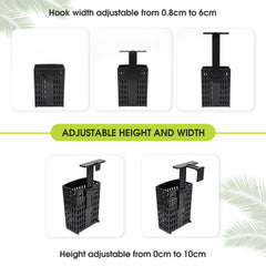 HSDJLXZ adjustable-height plant holder adds vertical space for deeper aquariums.