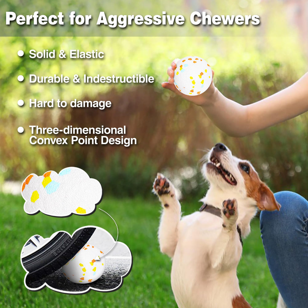 HSIGIO dog balls designed for medium to large dogs for safe fetch