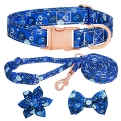 HSIGIO floral-bowtie-collar on a dog for stylish daily wear