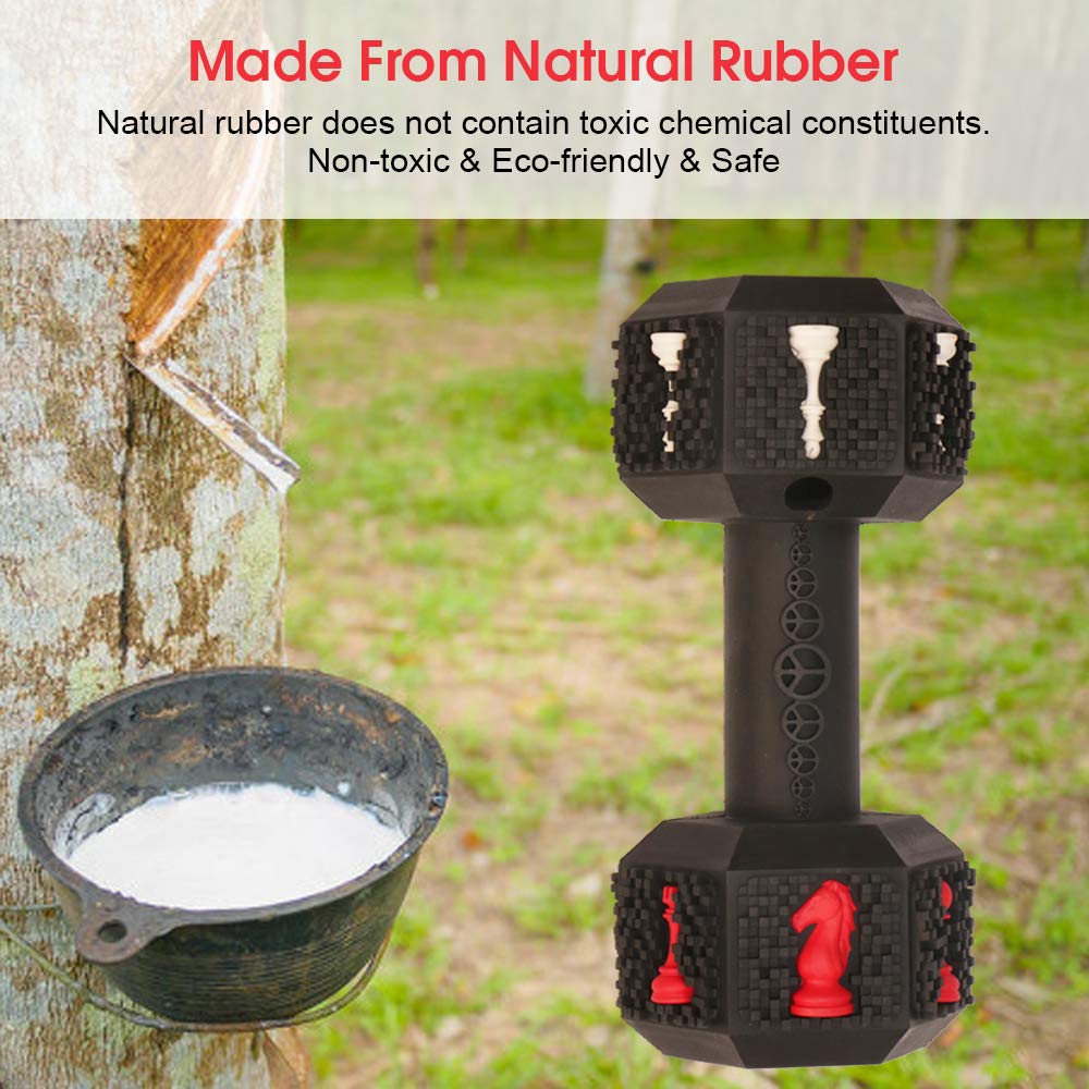 Hswaye dog chew toy durable rubber material for long-lasting chews.