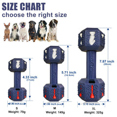 Hswaye durable dog toy blue ends withstand powerful chewers and rugged fetch.