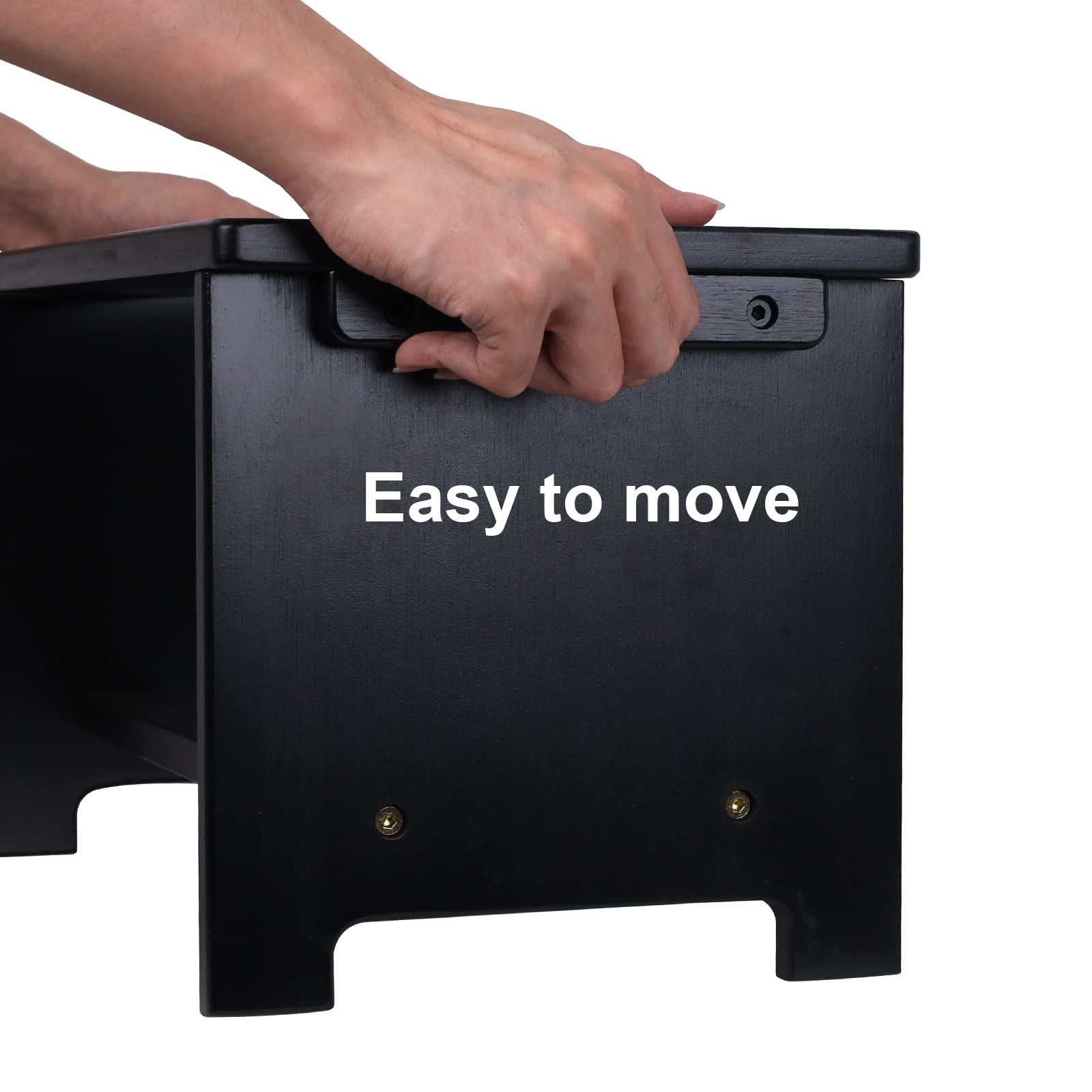 HTB elevated dog bowls assembly shows quick setup with included hardware