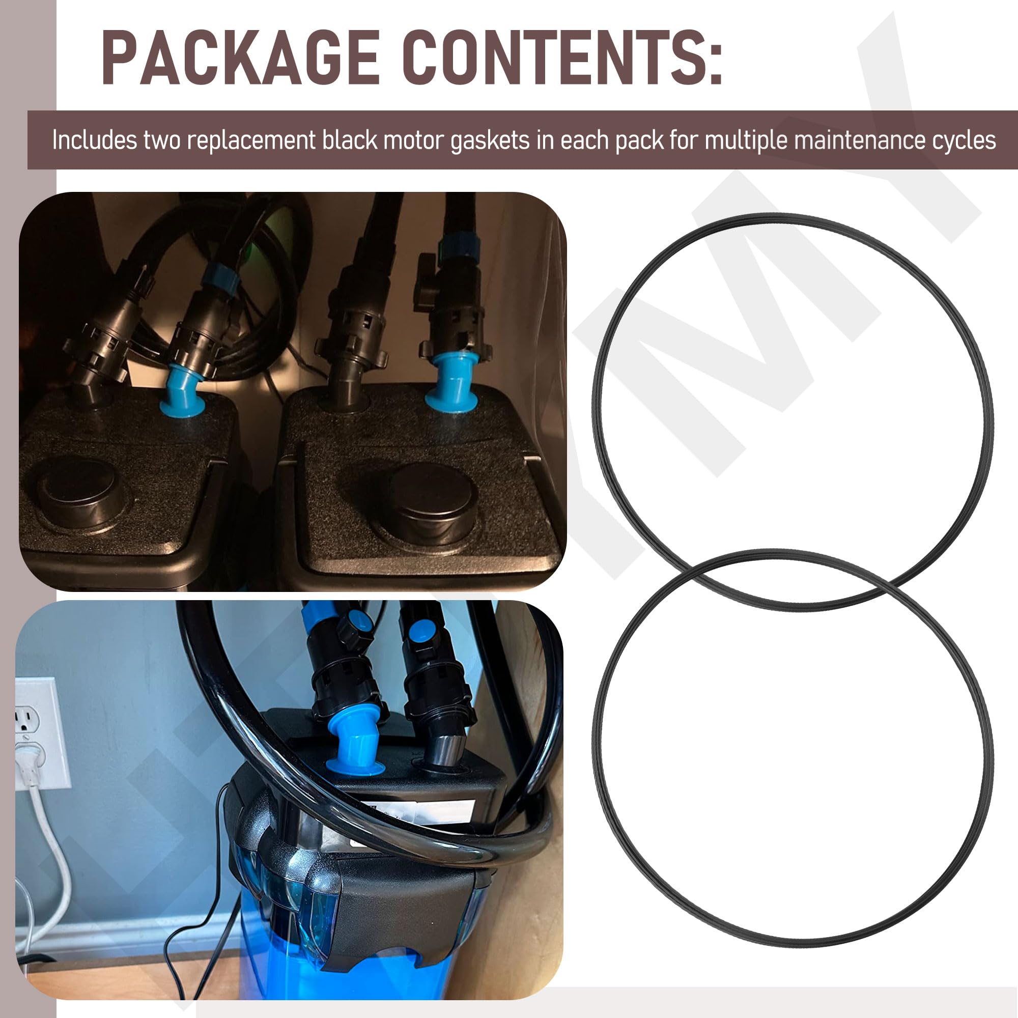 HTJYMY Cascade-compatible gaskets for 700/1000/1200 models ensuring proper fit.