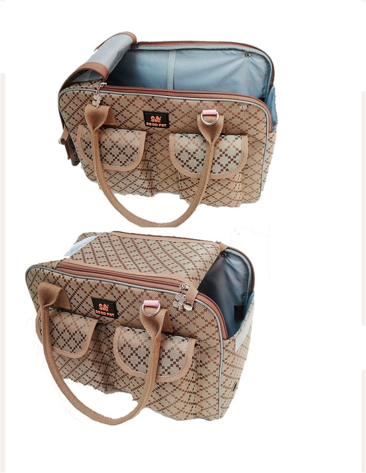 Hubulk dog carrier bag inside padded cushion keeps pets comfy.