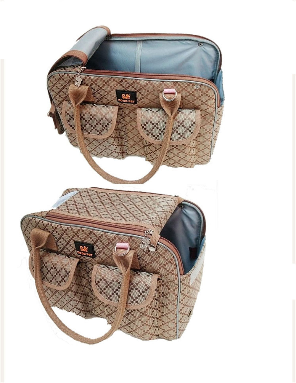 Hubulk dog carrier bag inside padded cushion keeps pets comfy.