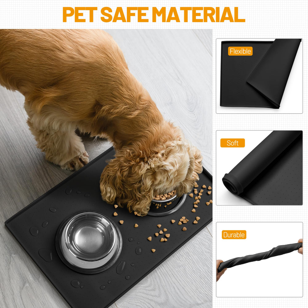 Hubulk mat is dishwasher safe for quick cleaning after meals.