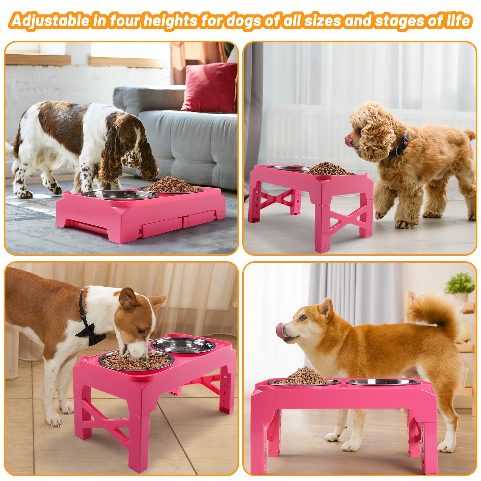 Hubulk one piece adjustable stand is easy to use and store.