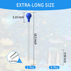 Hufopik silicone suction nozzle safe for corals and fish during feeding