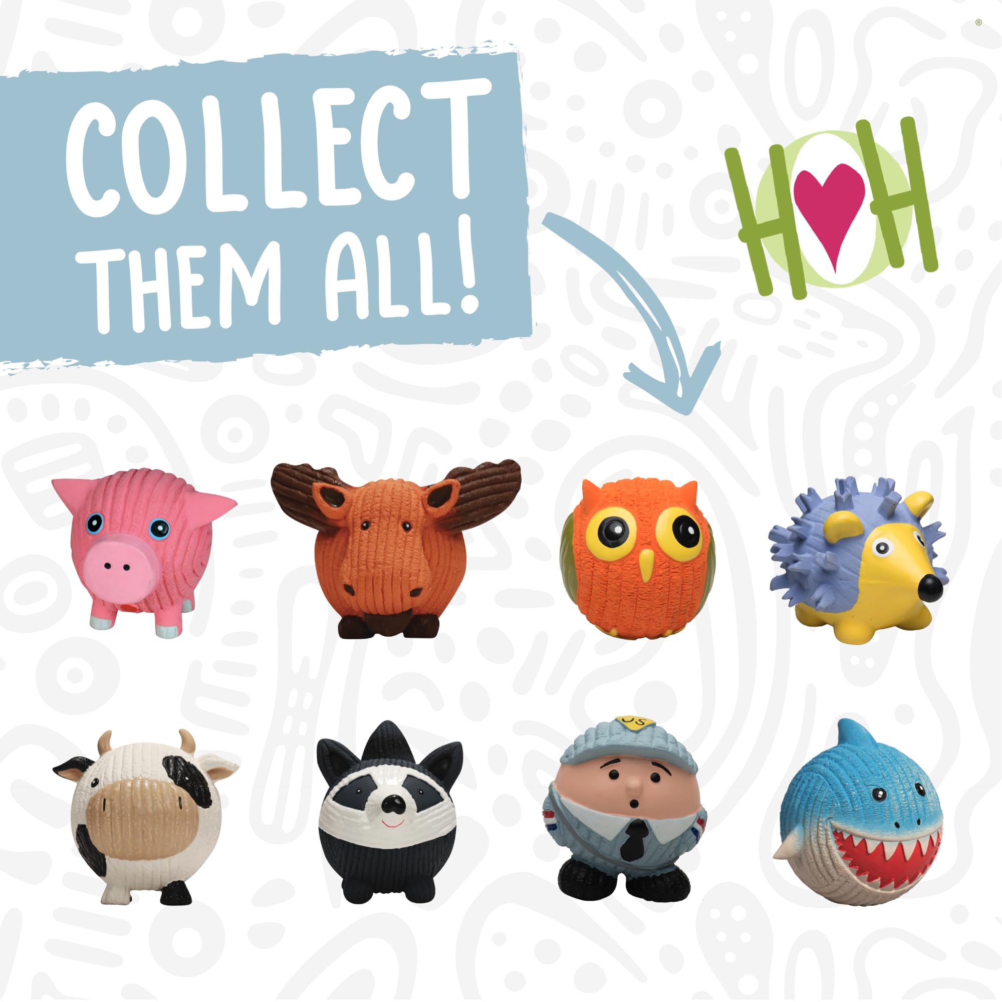 HuggleHounds Hamlet Pig Ruff-Tex uses child-safe non-toxic paints for safe fun.