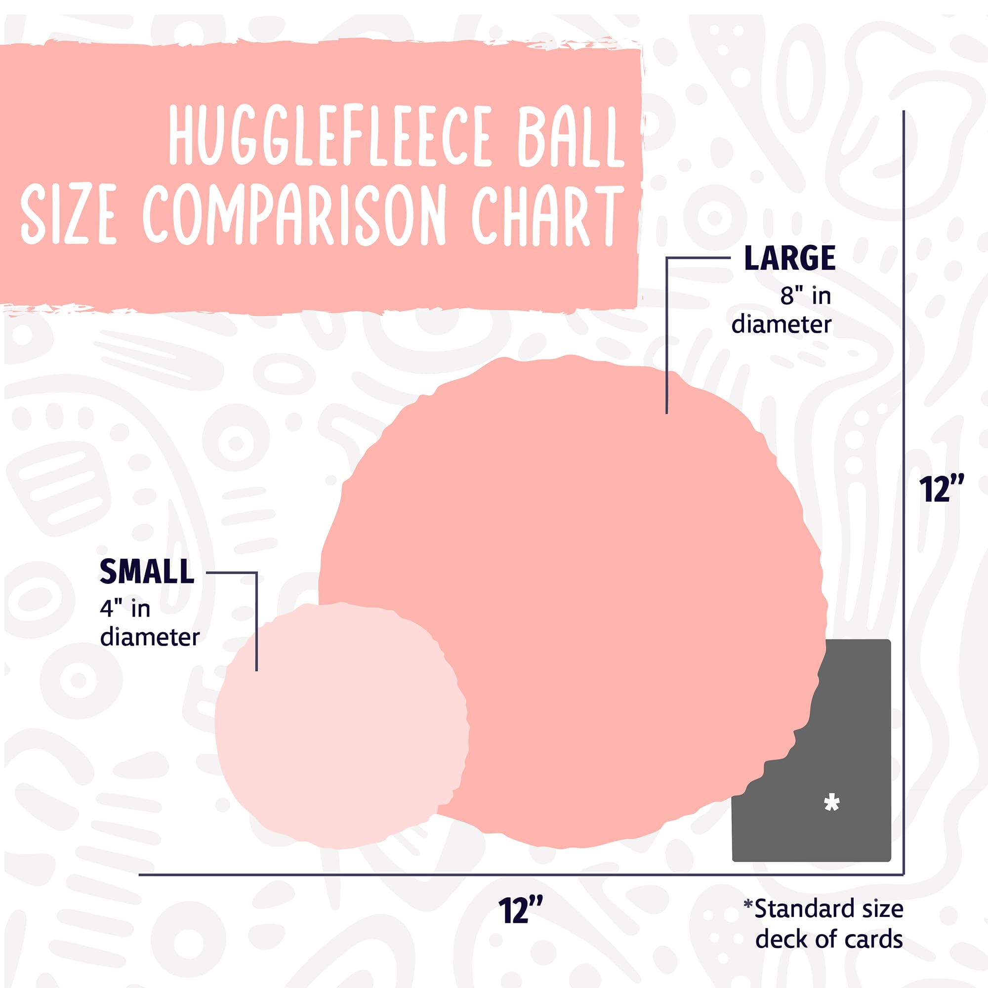 HuggleHounds HuggleFleece plush ball in indoor/outdoor setting for versatile play.