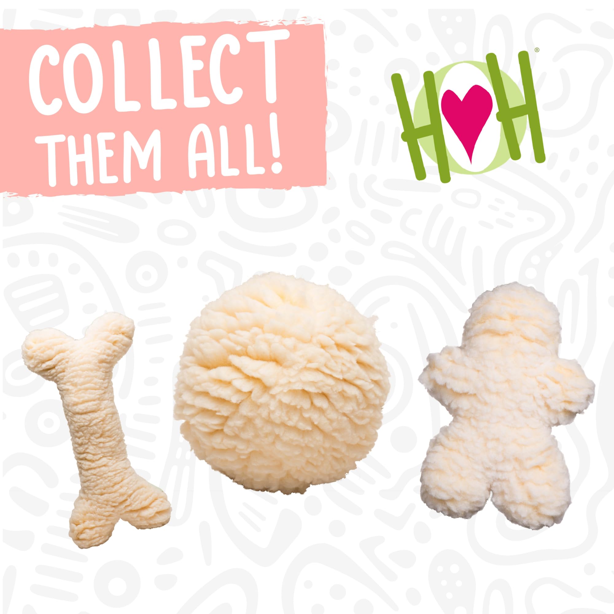 HuggleHounds machine-washable fabric keeps texture soft after repeated play sessions.