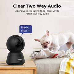 Hugolog 3K 5MP AI detection alerts reduce false notifications while monitoring.