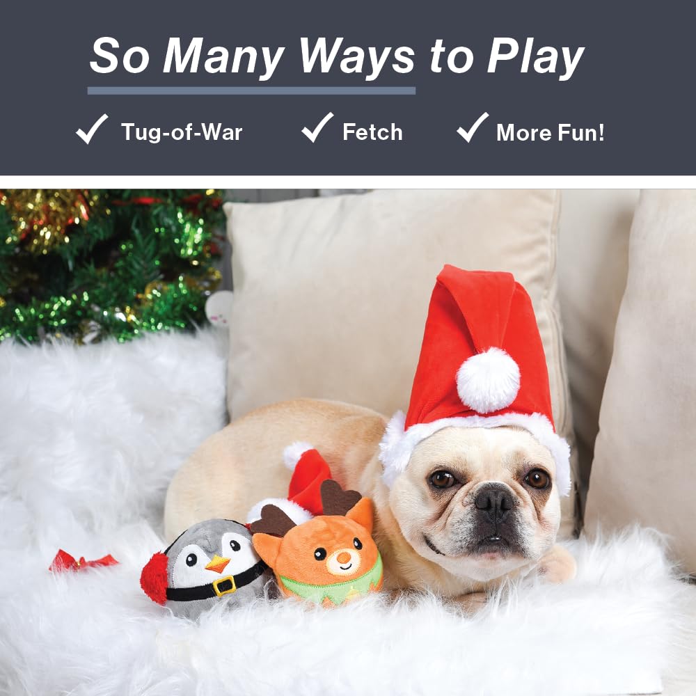 HugSmart Squeaky ball ready for fetch and interactive games.