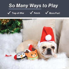 HugSmart Squeaky ball ready for fetch and interactive games.