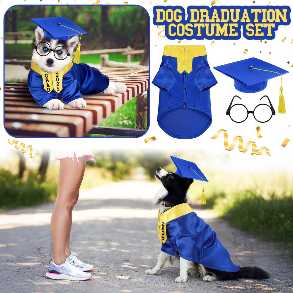 Huhumy 5-piece pet costume set suitable for dogs and cats