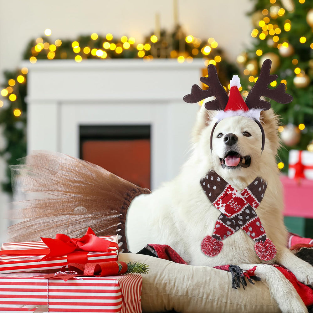 Huhumy Christmas dog costume color details display red-brown design cues.