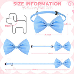 Huhumy dog bow tie polyester fabric close-up shows soft, durable material.