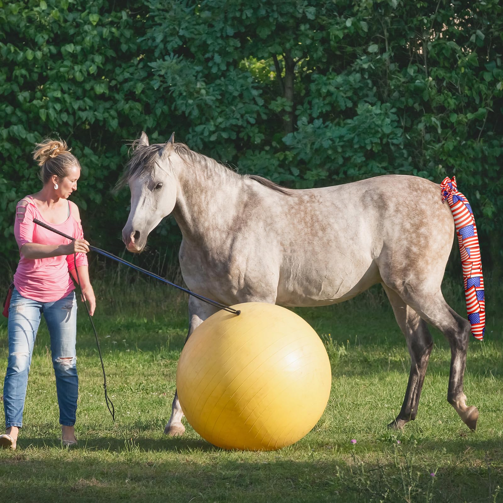 Huhumy horse tail bag floral design delivers colorful flair and protection