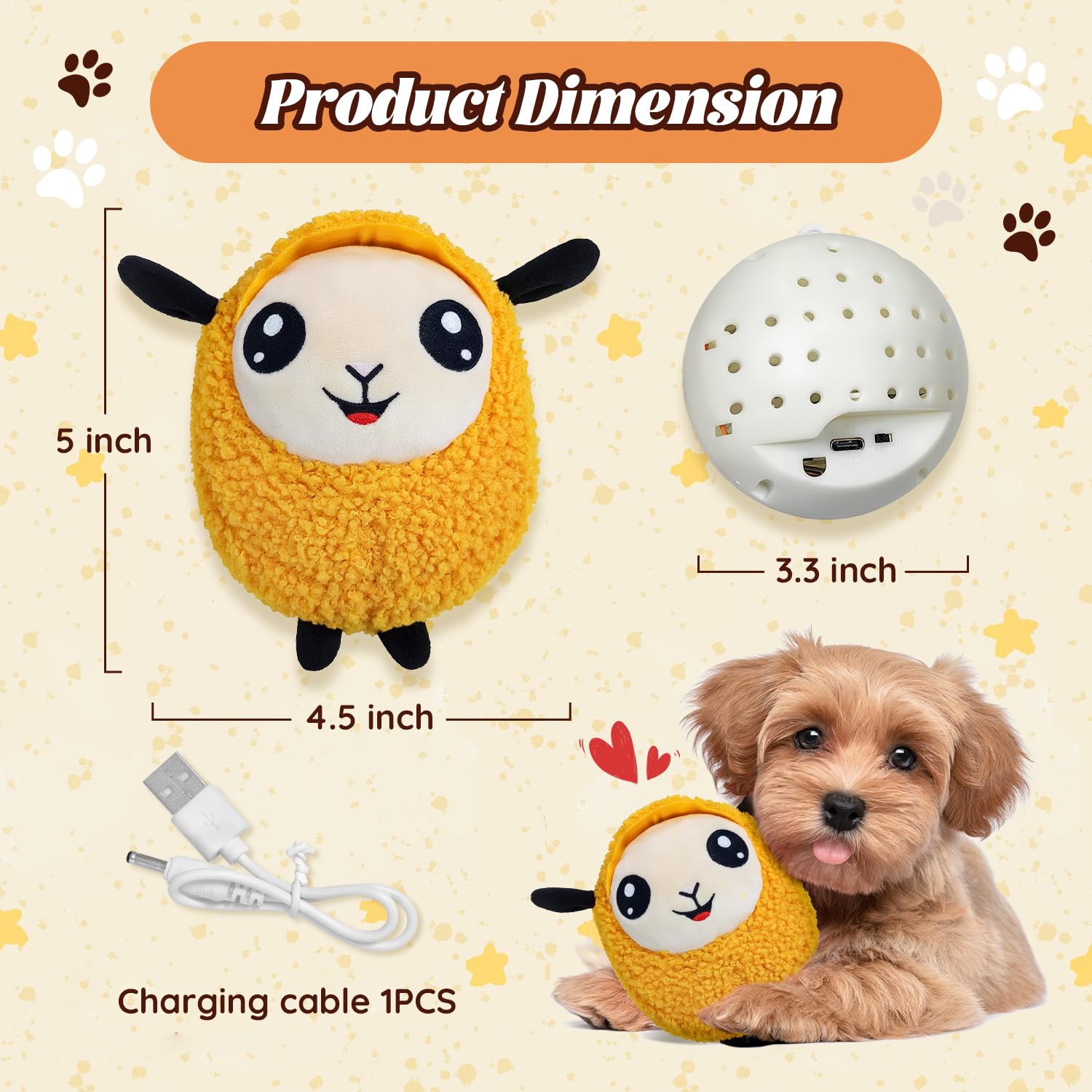 Huimpet dog toy in garden scene demonstrates wide outdoor play suitability